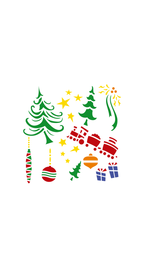 STENCIL 130X130MM 30001 - 1115 NATAL