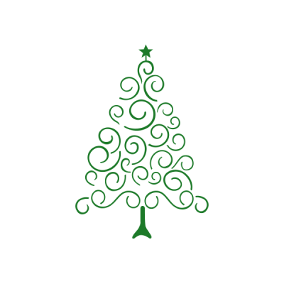 STENCIL 130X130MM 30001 - 1290 ARVORE DE NATAL 2