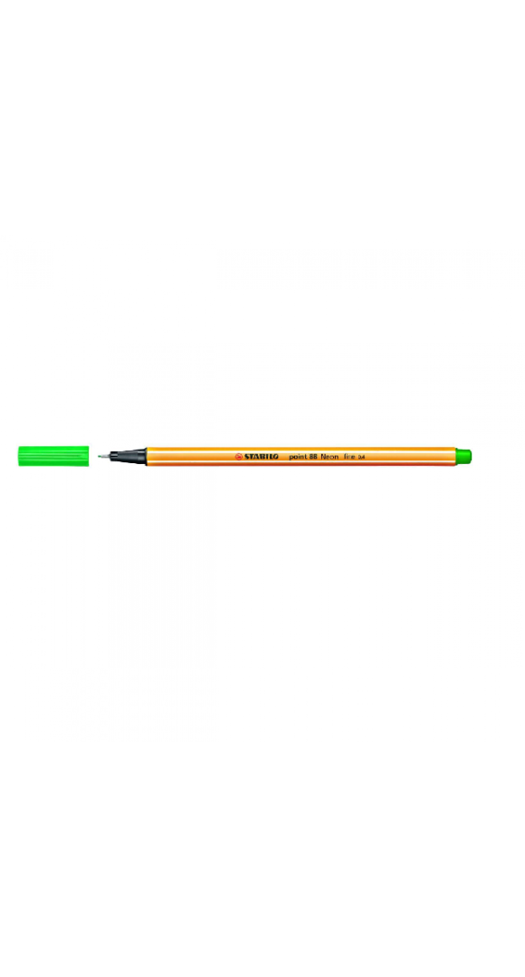CANETA STABILO 88/033 NEON VERDE