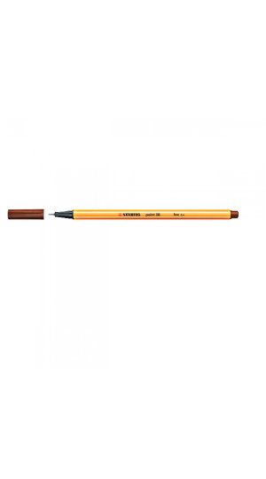 CANETA STABILO 88/45 MARROM ESCURO