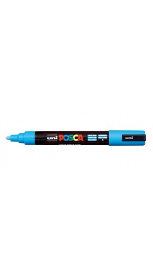 CANETA POSCA PC-5M AZUL CLARO 8