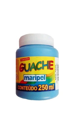 TINTA GUACHE AZUL CLARO 250ML MARIPEL
