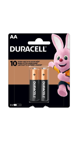 PILHA ALCALINA DURACELL AA C/2