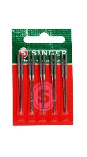 AGULHA DE MAQUINA SINGER PARA COSTURA 3651 Nº09 GALONEIRA ENV/10