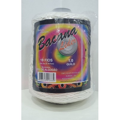BARBANTE BACANA CRU 10 FIOS 1,0KG.
