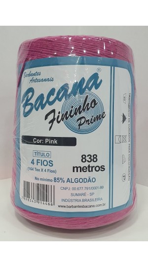 BARBANTE FININHO PINK 4 FIOS 600G.