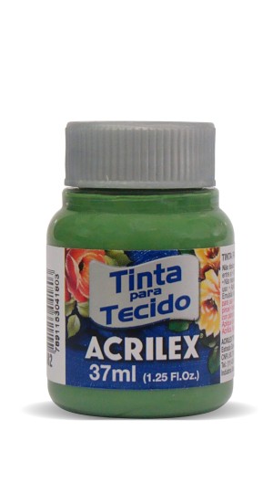 TINTA TECIDO VERDE GRAMA 582 ACRILEX