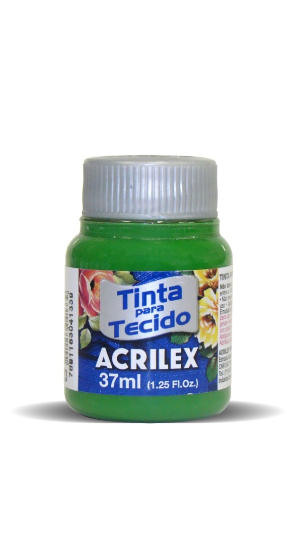 TINTA TECIDO VERDE MUSGO 513 ACRILEX