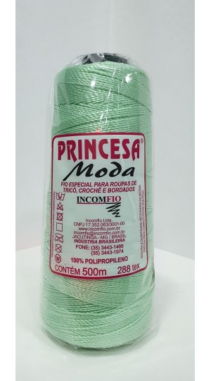 LINHA PRINCESA MODA 15 VERDE ÁGUA