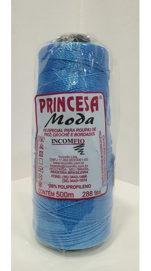 LINHA PRINCESA MODA 27 AZUL TURQUESA