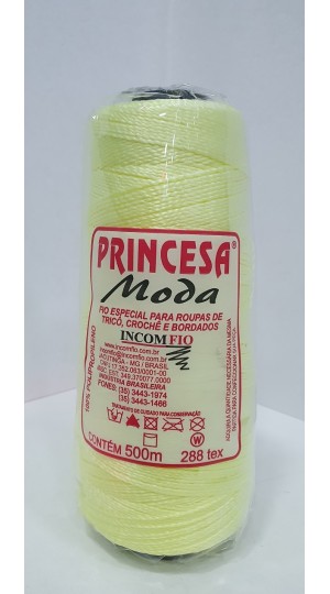 LINHA PRINCESA MODA 53 AMARELO FLUORECENTE