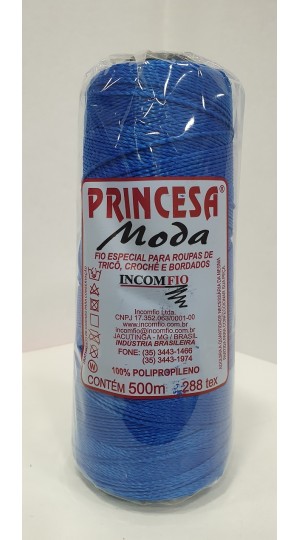 LINHA PRINCESA MODA 29 AZUL ROYAL