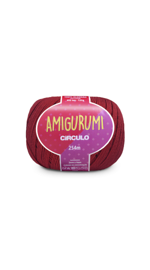 FIO AMIGURUMI 254M. VERMELHO CIRCULO 3402