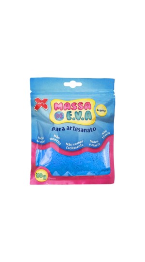 MASSA DE EVA 50G. AZUL CLARO MAKE MAIS