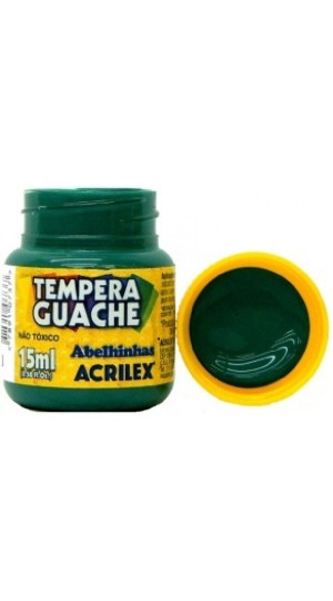 TINTA GUACHE VERDE 511 15ML  ACRILEX
