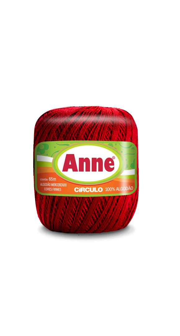 LINHA ANNE 65M. VERMELHO CIRCULO 3402